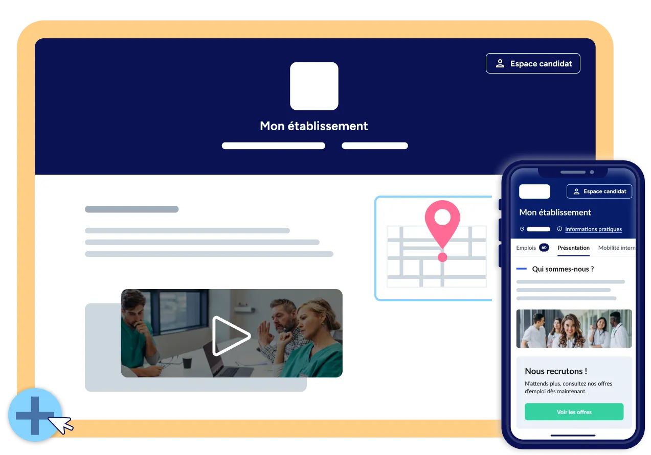 Image représentant la marque employeur d'un établissement de santé